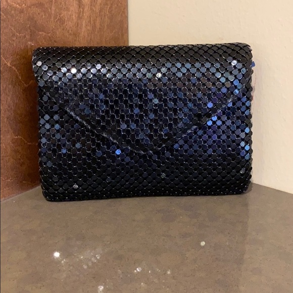 Vintage Black Chainlink Mini Evening Bag - Picture 2 of 9